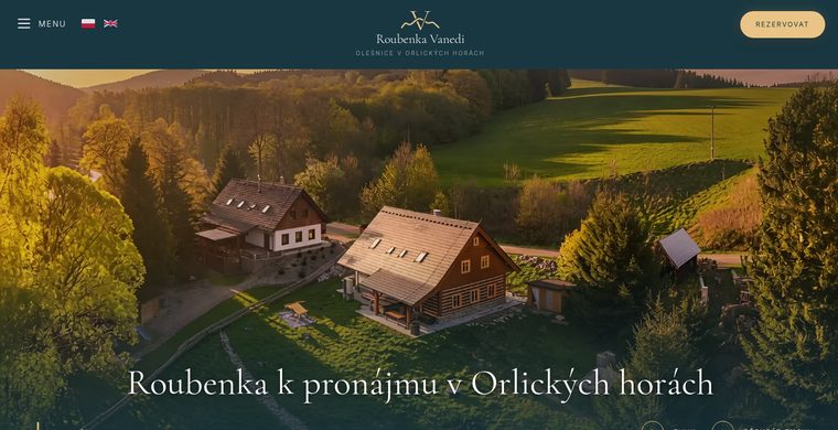 Web Roubenka Vanedi